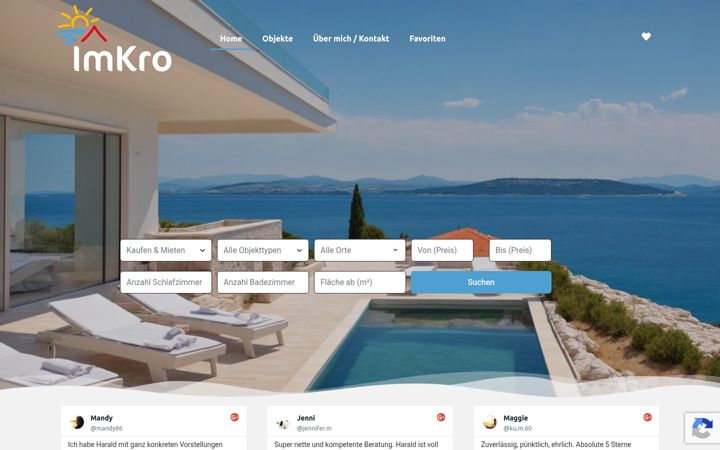 Screenshot of imkro.de