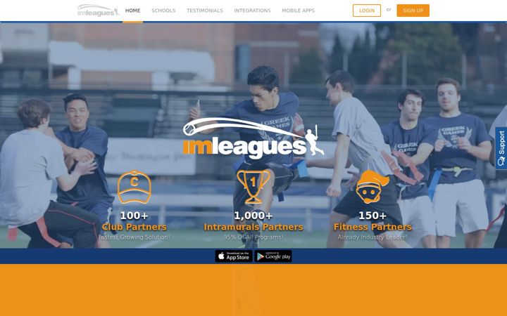 Screenshot of imleagues.com