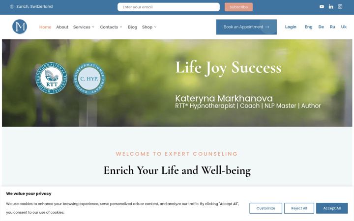 Screenshot of imlifejoysuccess.com