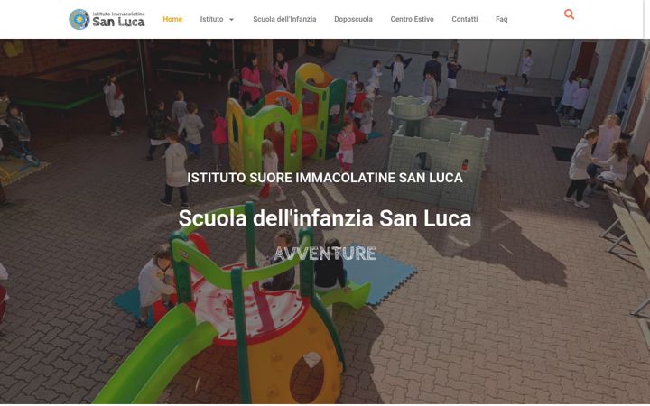 Screenshot of immacolatinesanluca.it