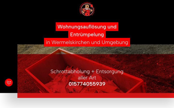Screenshot of immanuel-entsorgungsservice.de