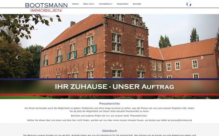 Screenshot of immboo.de