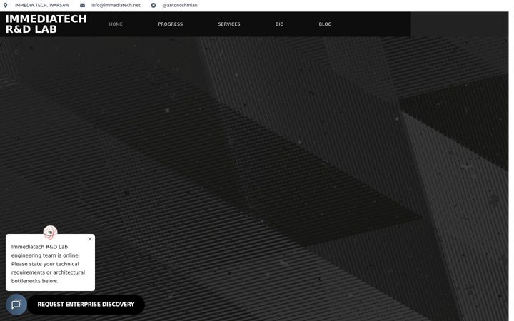 Screenshot of immediatech.net