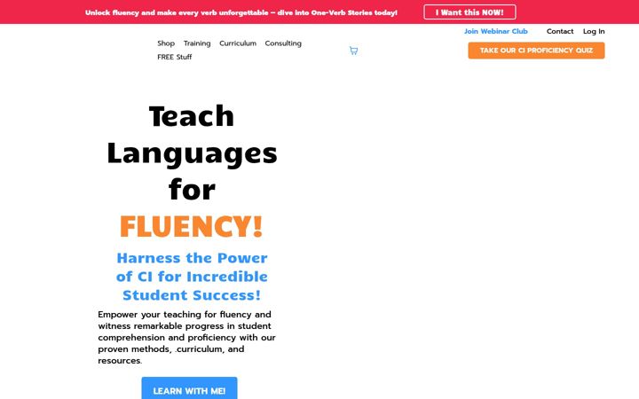 Screenshot of immediateimmersion.com