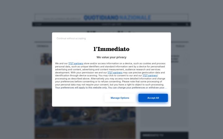 Screenshot of immediato.net
