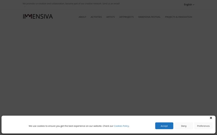 Skärmbild av immensiva.com