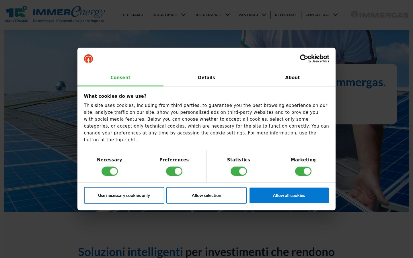 Sutikimo reklamjuostės, rodytos prieš bet kokią sąveiką, ekrano kopija