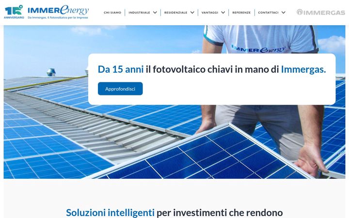 Screenshot of immerenergy.it