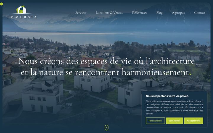 Screenshot of immersia.ch
