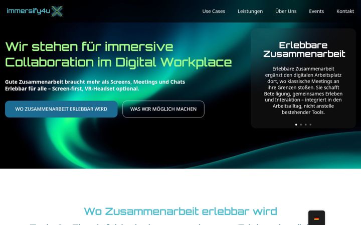 Screenshot of immersify4u.com