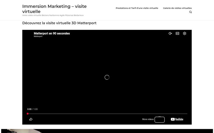 Skärmbild av immersion-marketing.com