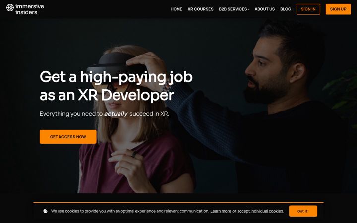 Skärmbild av immersive-insiders.com