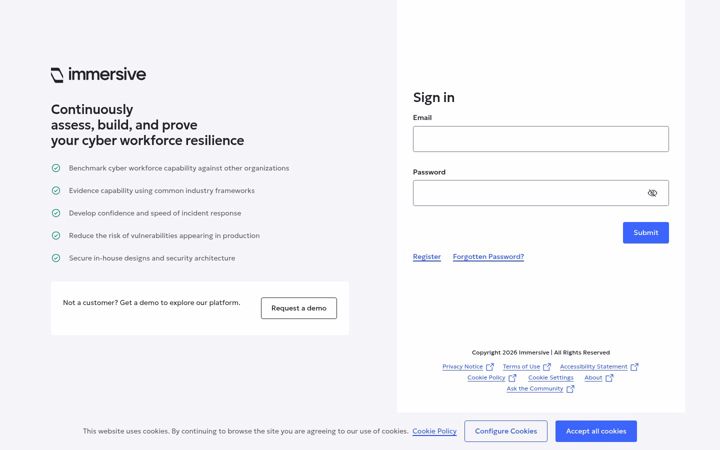 Screenshot van immersivelabs.online