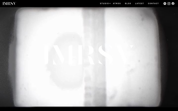 Skärmbild av immersivemusicgroup.com