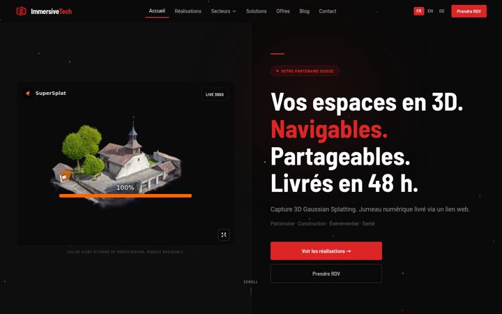 Screenshot of immersivetech.ch