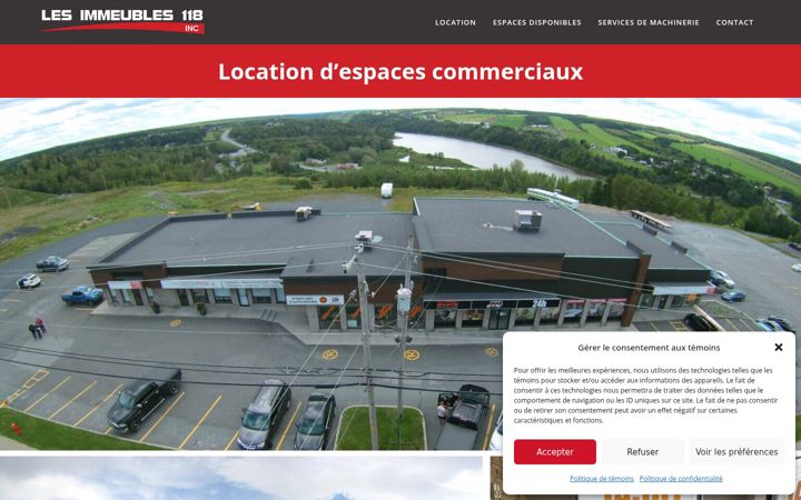 Screenshot of immeubles118.com
