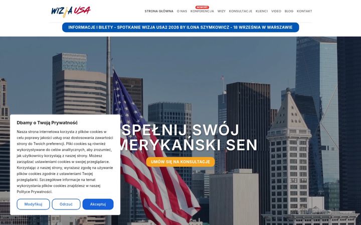 Screenshot of immigracja.com