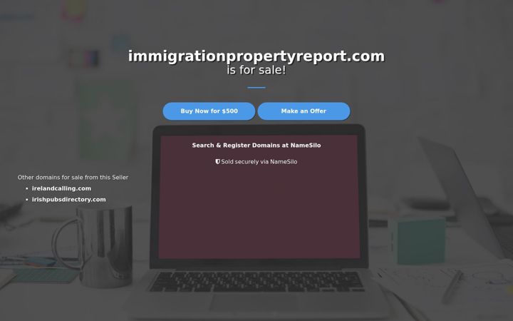 Screenshot of immigrationpropertyreport.com