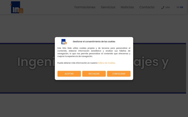 Screenshot of immingenieria.com