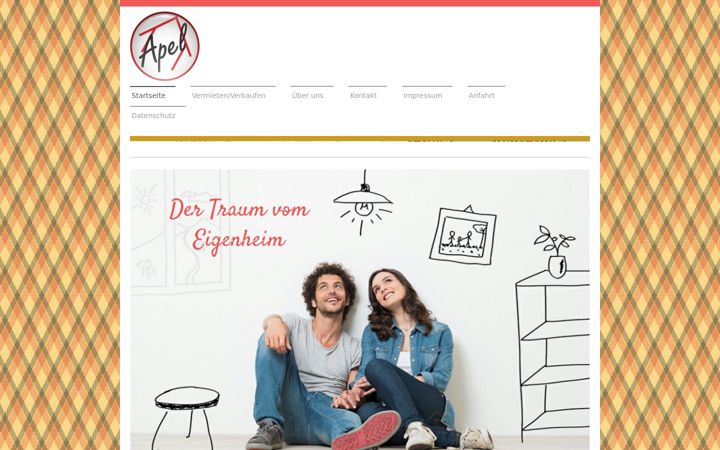 Screenshot of immo-apel.de