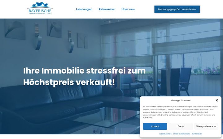 Screenshot of immo-biv.de