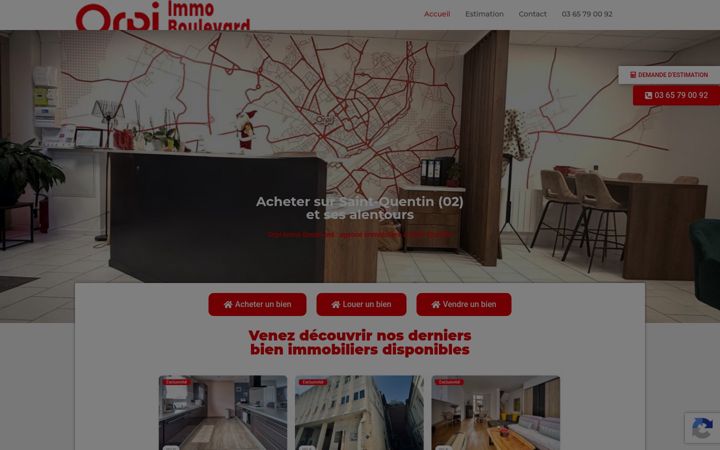Screenshot of immo-boulevard.fr