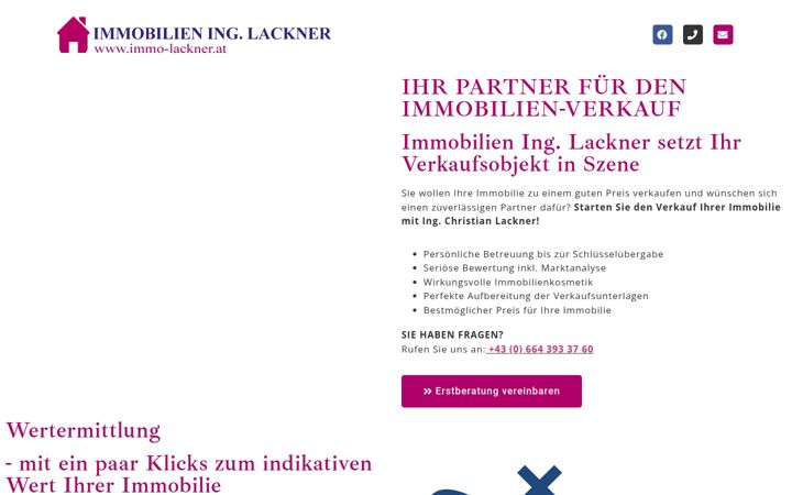 Screenshot of immo-check.at