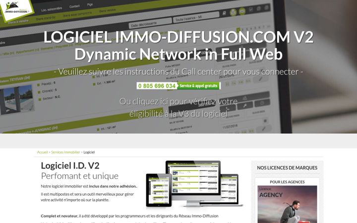 Screenshot of immo-diffusion.com