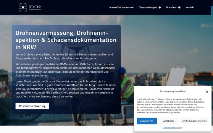 Screenshot of immo-drohnenservice.de