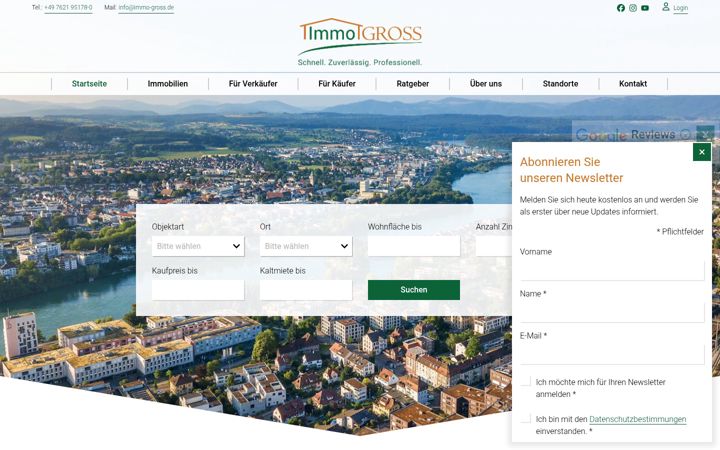 Screenshot of immo-gross.de