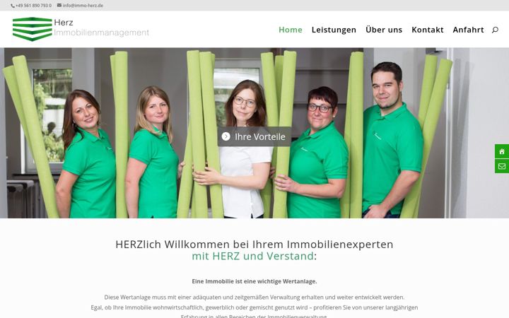 Screenshot of immo-herz.de