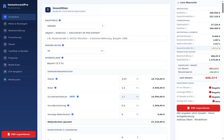 Screenshot of immo-invest.net