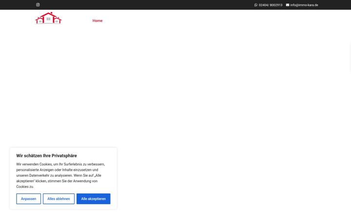 Screenshot of immo-kara.de