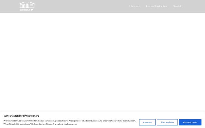 Screenshot of immo-maron.de