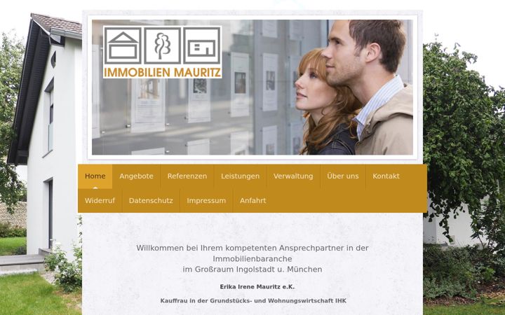 Screenshot of immo-mauritz.de