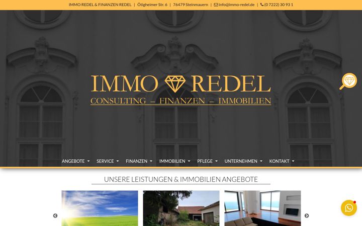 Screenshot of immo-redel.de