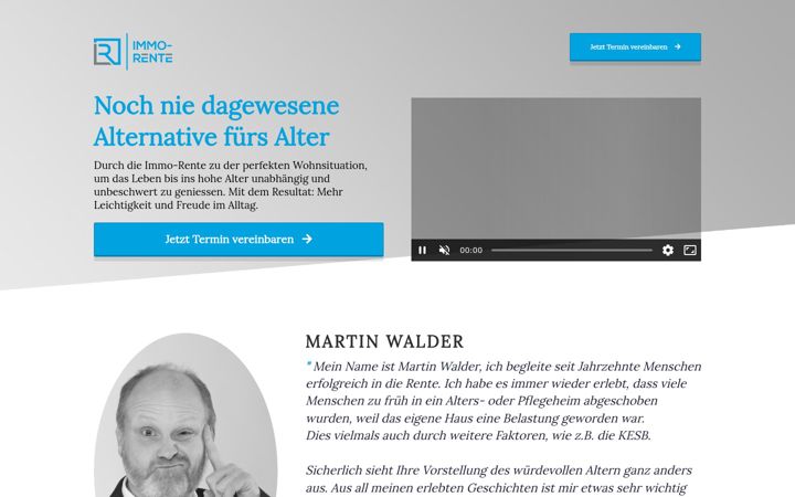 Screenshot of immo-rente.ch