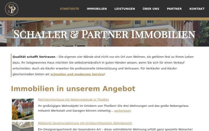 Screenshot of immo-schaller.de
