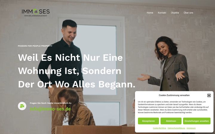 Screenshot of immo-ses.de