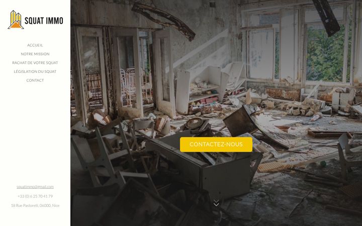 Screenshot of immo-squat.com