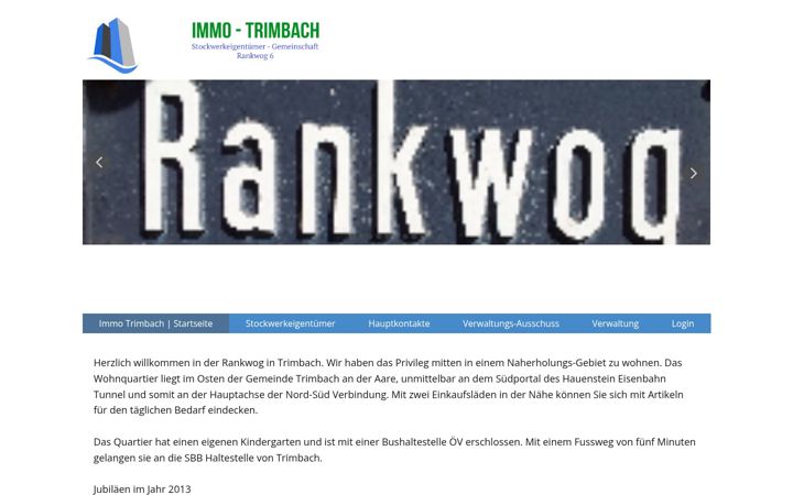 Screenshot of immo-trimbach.ch