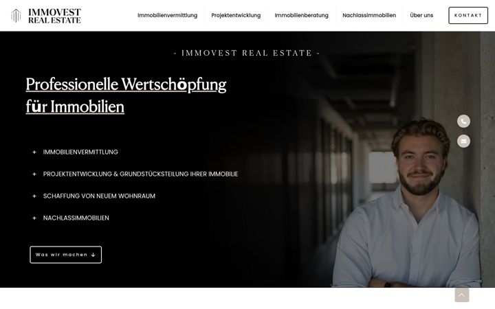 Screenshot of immo-vest.com