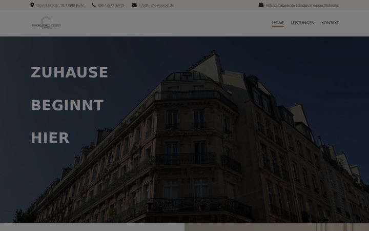 Screenshot of immo-woerpel.de