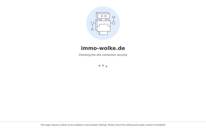 Screenshot of immo-wolke.de