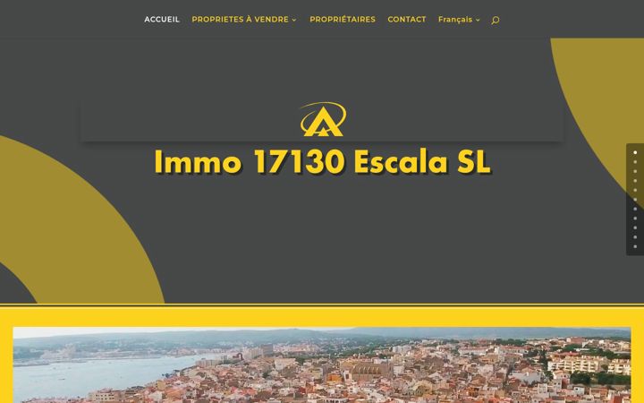 Screenshot of immo17130lescala.com