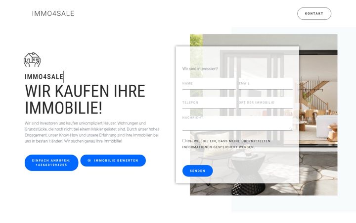 Screenshot of immo4sale.at