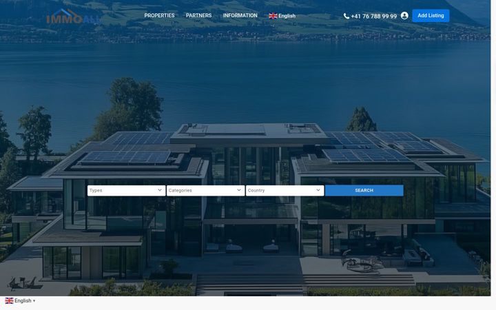 Screenshot of immoall.com