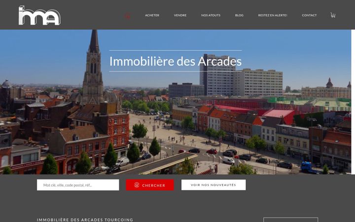 Screenshot of immoarcades.com