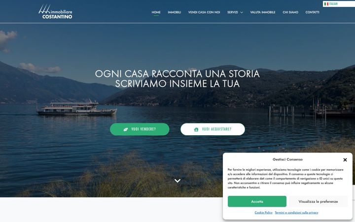 Screenshot of immobilcostantino.com