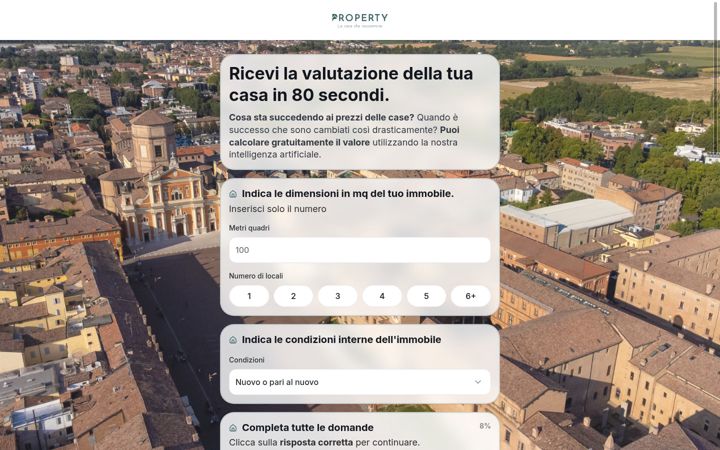 Screenshot of immobili-property.it
